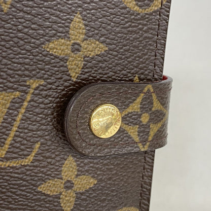 Louis Vuitton Agenda Cover Monogram Groom PM Rouge — view 8