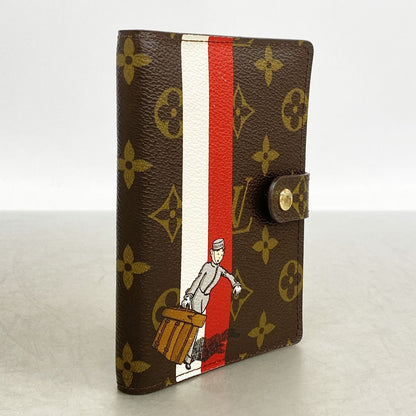 Louis Vuitton Agenda Cover Monogram Groom PM Rouge — view 2