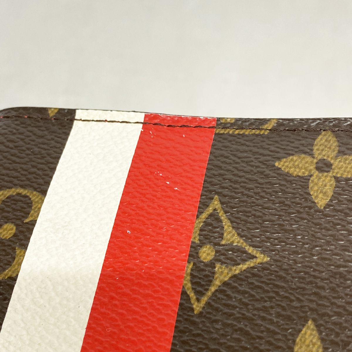 Louis Vuitton Agenda Cover Monogram Groom PM Rouge — view 7