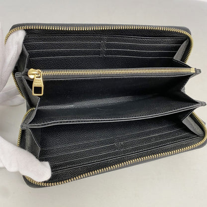 Louis Vuitton Wallet Monogram Empreinte Zippy Noir — view 3