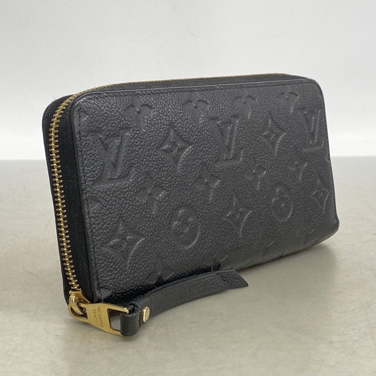 Louis Vuitton Wallet Monogram Empreinte Zippy Noir — view 2