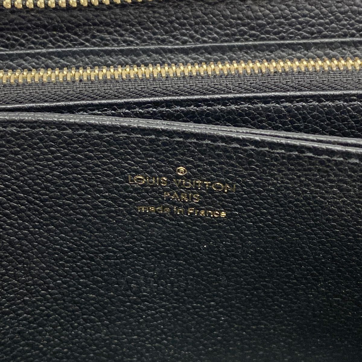 Louis Vuitton Wallet Monogram Empreinte Zippy Noir — view 4