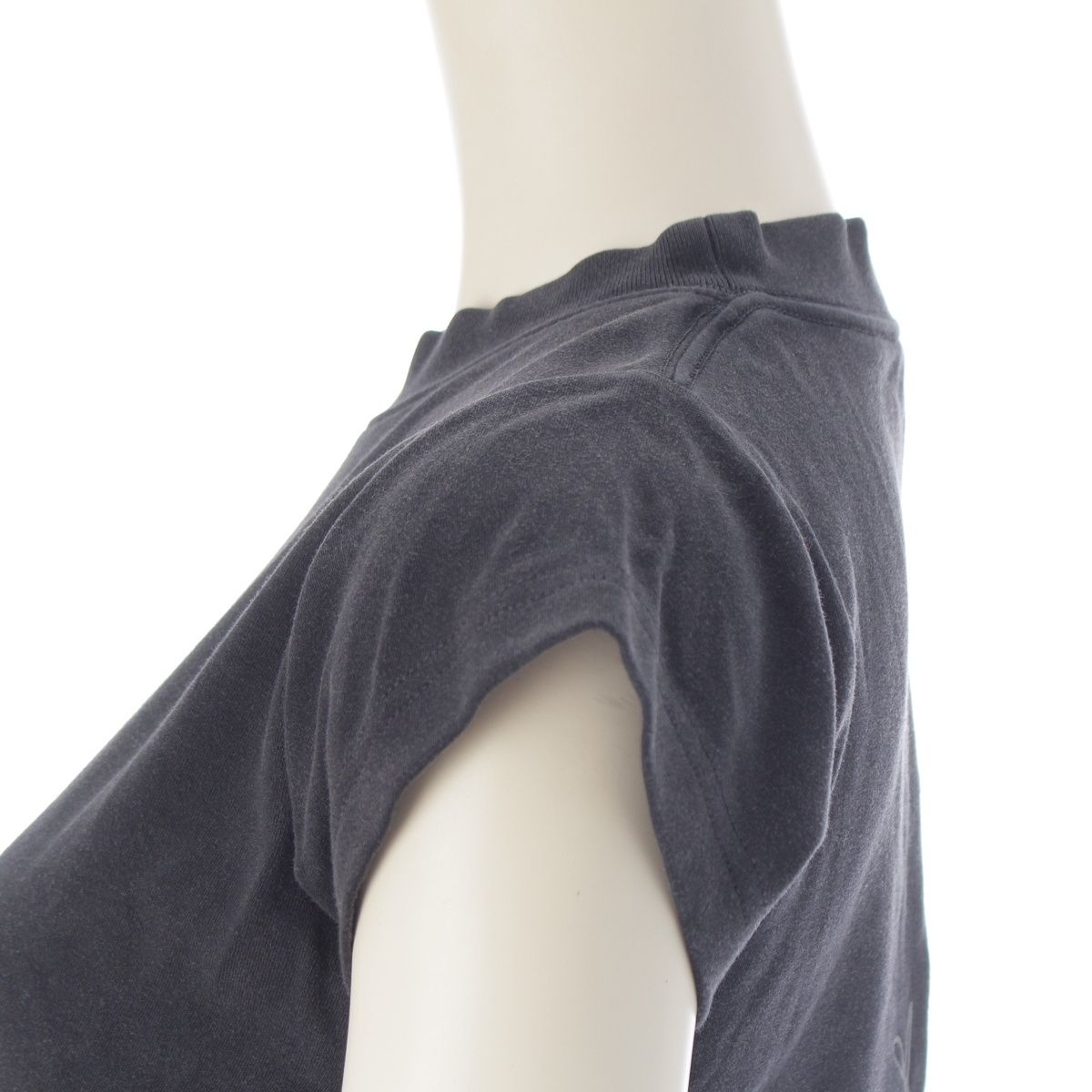 Balenciaga Britney Spears Cotton Print Short Sleeve T-Shirt Black Blue — view 7