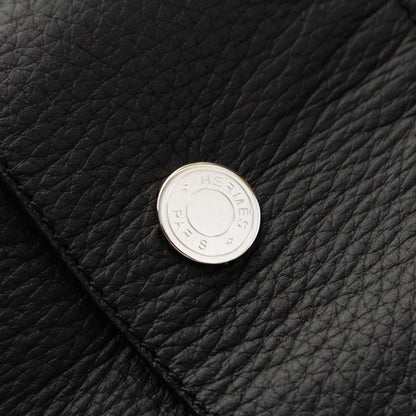 Hermes Deerskin Sellier Buttons Jacket Black 34 — view 8
