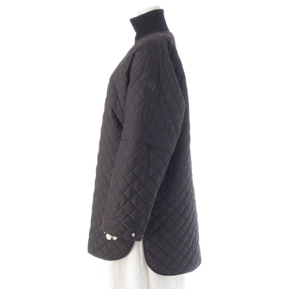 Hermes Modular Belt Quilted 2-Way Poncho Jacket 6 Black 38 — view 3