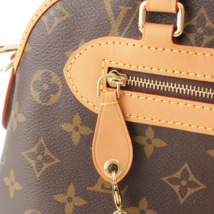 Louis Vuitton Monogram Evermore PM Cowhide Leather Chain Handbag 2-Way Shoulder — view 8