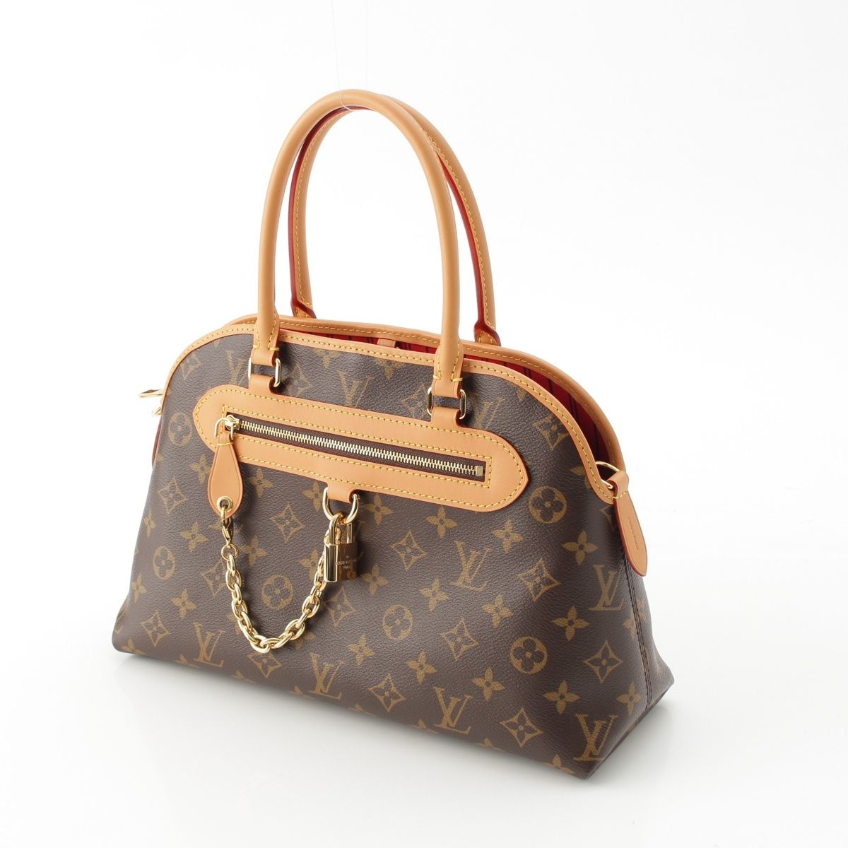 Louis Vuitton Monogram Evermore PM Cowhide Leather Chain Handbag 2-Way Shoulder — view 2