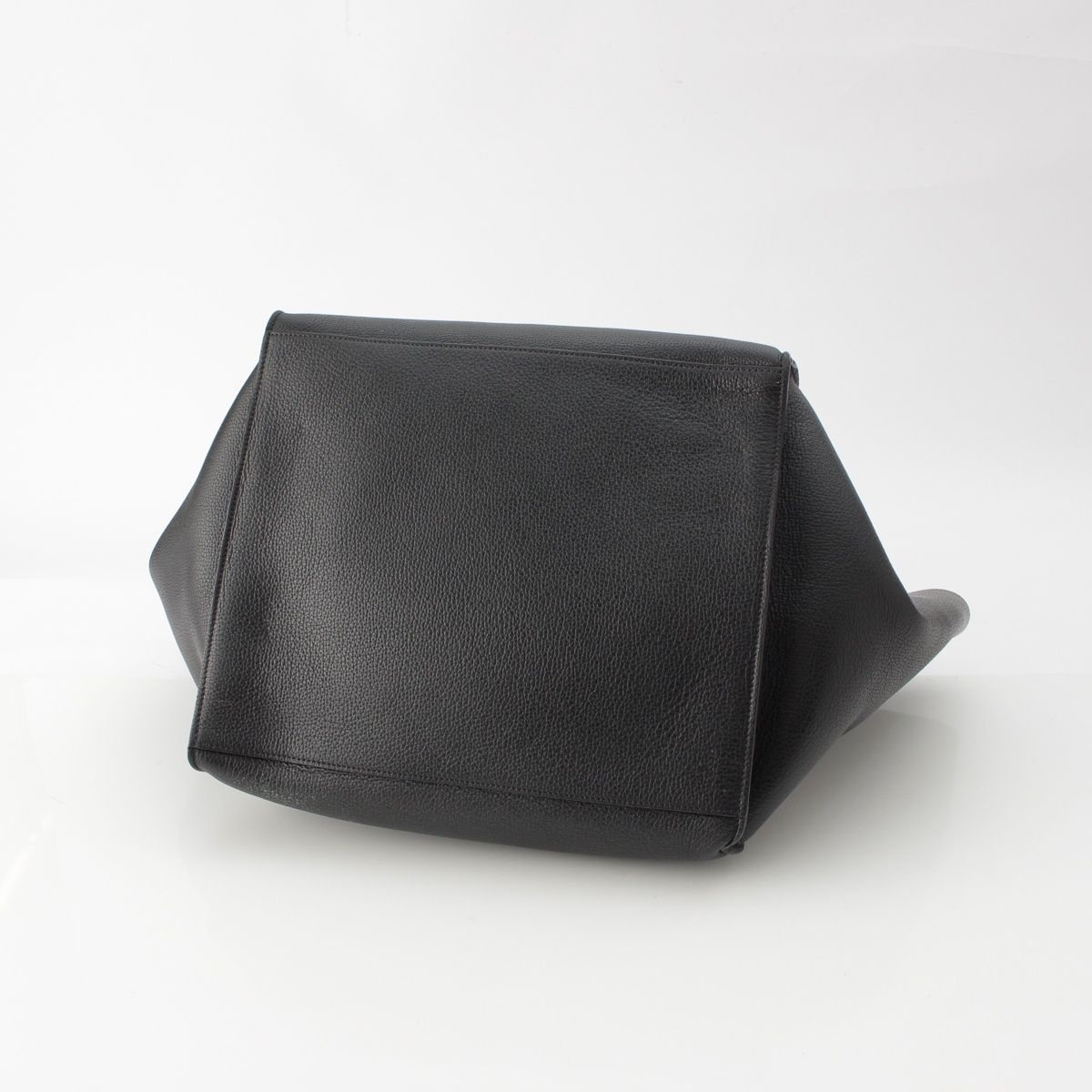 Celine Big Medium Leather Tote Bag Black — view 5