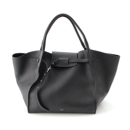 Celine Big Medium Leather Tote Bag Black