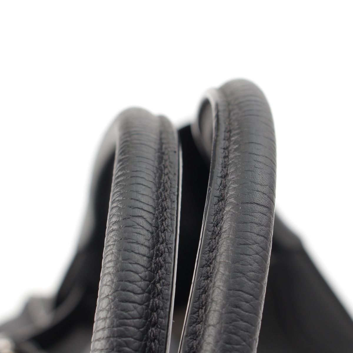 Celine Big Medium Leather Tote Bag Black — view 7