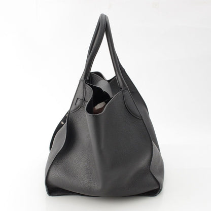Celine Big Medium Leather Tote Bag Black — view 3