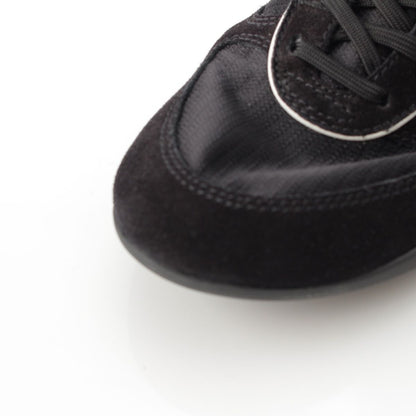 Miu Miu Gymnasium Technical Fabric Zip Up Boots Sneakers Black — view 8