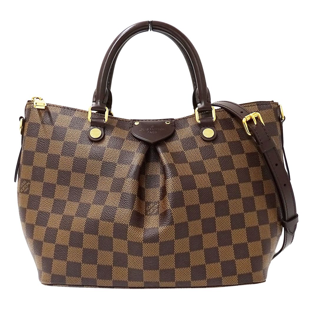 Louis Vuitton Damier 2-Way Shoulder Bag Sienna PM Brown