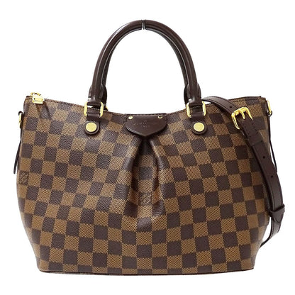 Louis Vuitton Damier 2-Way Shoulder Bag Sienna PM Brown