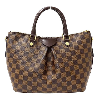 Louis Vuitton Damier 2-Way Shoulder Bag Sienna PM Brown — view 2