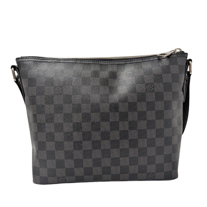 Louis Vuitton Shoulder Bag Damier Graphite Canvas Mick PM Black — view 2