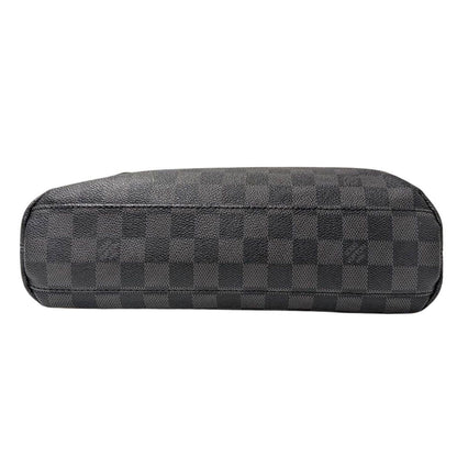 Louis Vuitton Shoulder Bag Damier Graphite Canvas Mick PM Black — view 3