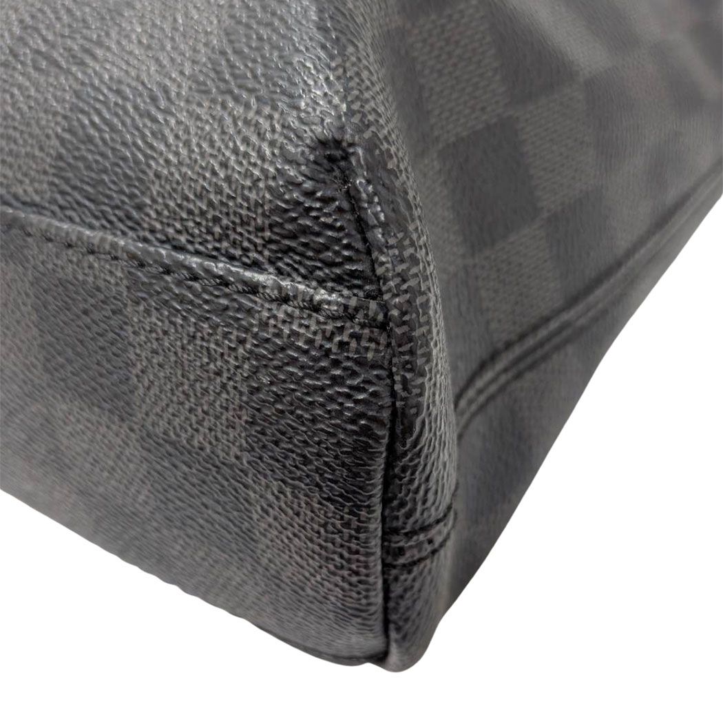 Louis Vuitton Shoulder Bag Damier Graphite Canvas Mick PM Black — view 5