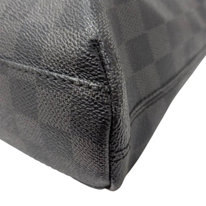 Louis Vuitton Shoulder Bag Damier Graphite Canvas Mick PM Black — view 5