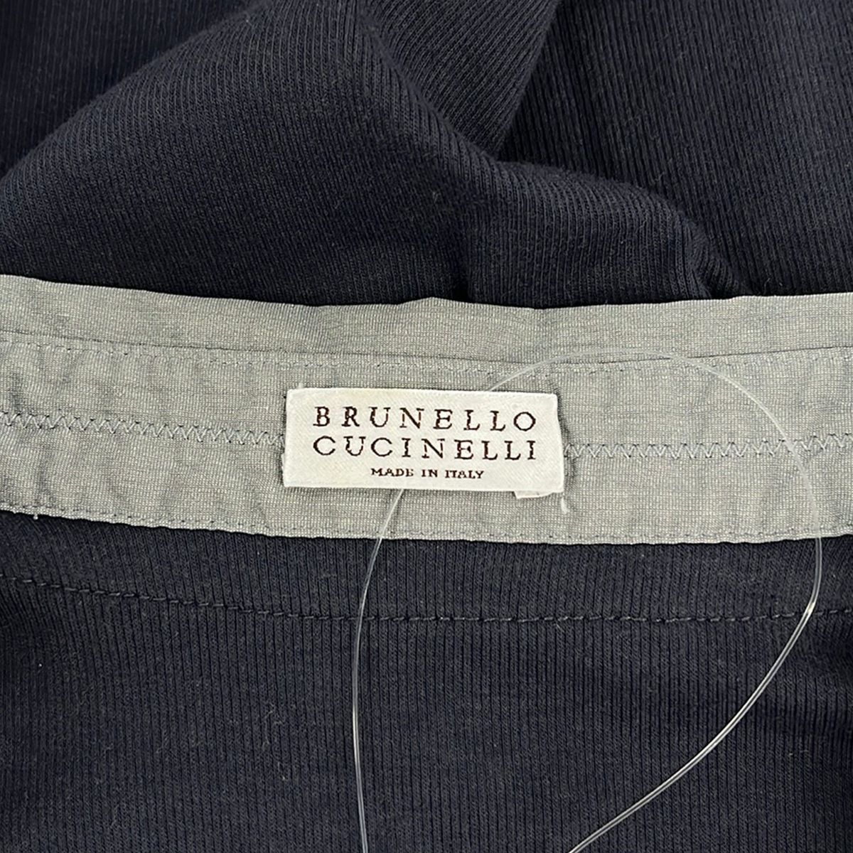 Brunello Cucinelli Long Sleeve Top Dark Navy Gray S — view 3