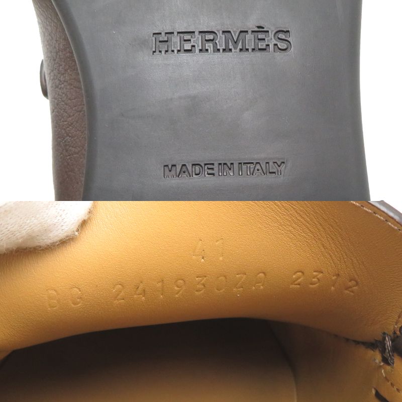 Hermes Loafers Brown — view 8
