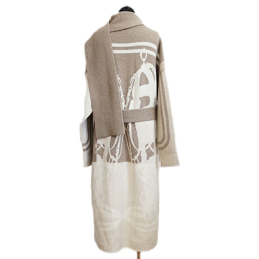 Hermes Long Coat Brides de Gala Cashmere Scarf 36 — view 2