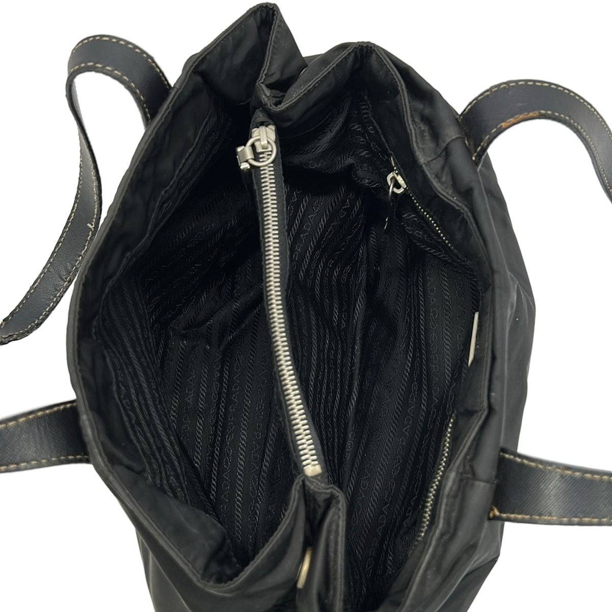 Prada Shoulder Bag Black Leather — view 7