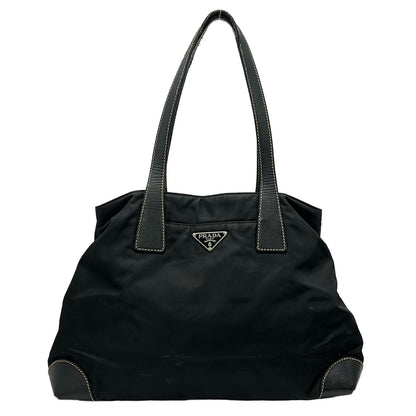 Prada Shoulder Bag Black Leather