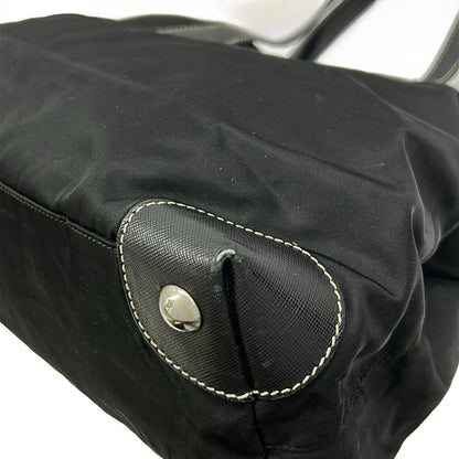Prada Shoulder Bag Black Leather — view 6