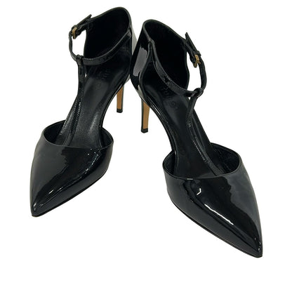Gucci Pumps Black Leather Heels — view 2