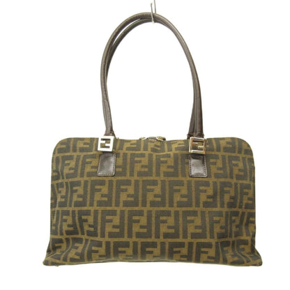 Fendi Tote Bag Zucca Pattern All Over Print FF Brown — view 2