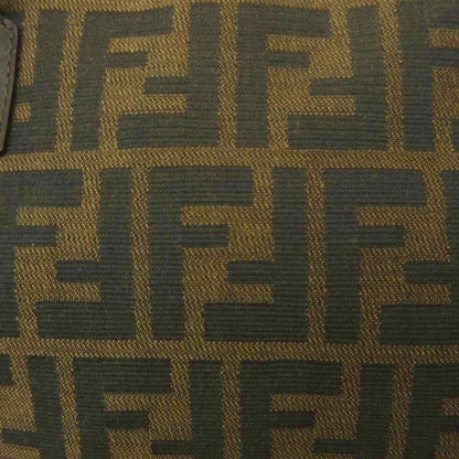 Fendi Tote Bag Zucca Pattern All Over Print FF Brown — view 8