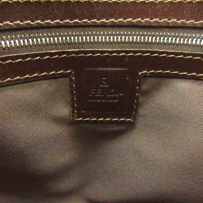 Fendi Tote Bag Zucca Pattern All Over Print FF Brown — view 7