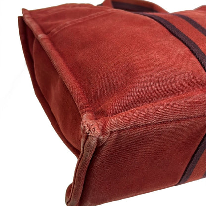 Hermes Tote Bag Fourre Tout MM Red Bordeaux — view 6