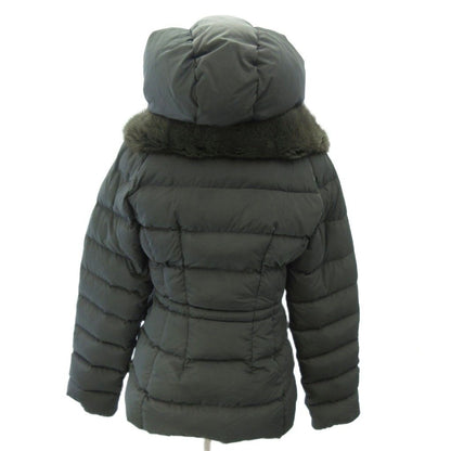 Moncler Gracieux Down Jacket Zip Up Fur Short Length Gray 2 — view 2