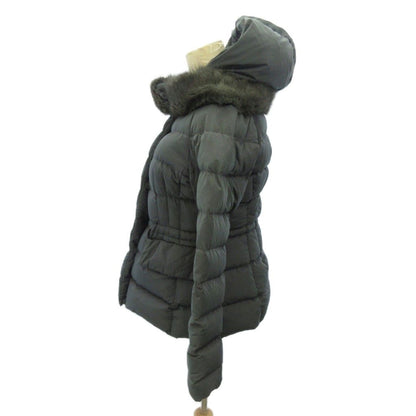 Moncler Gracieux Down Jacket Zip Up Fur Short Length Gray 2 — view 3