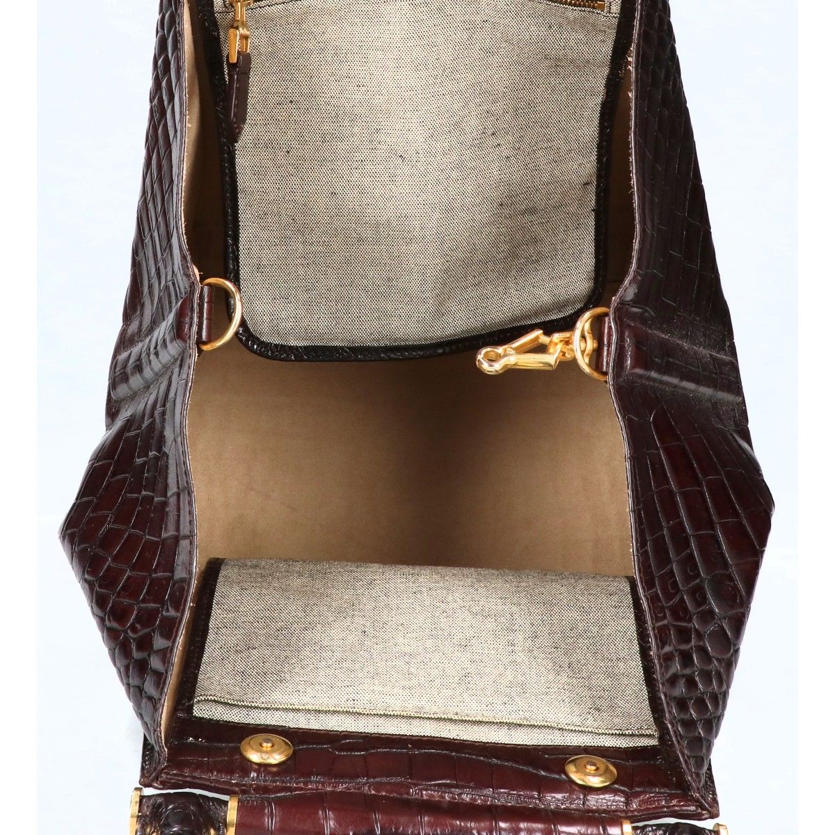 Max Mara Anita Embossed Leather 2-Way — view 6