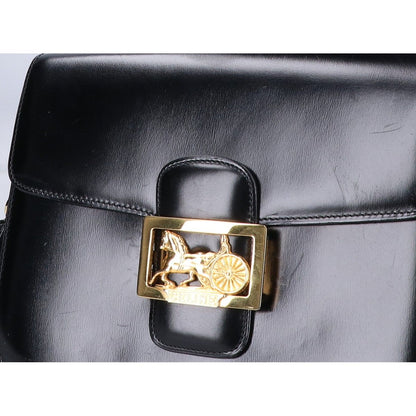 Celine Vintage Horse Carriage Leather Flap Bag — view 8