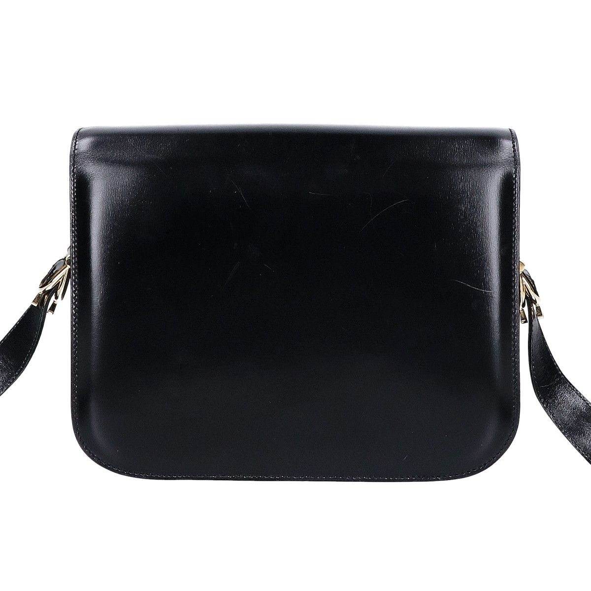 Celine Vintage Horse Carriage Leather Flap Bag — view 3