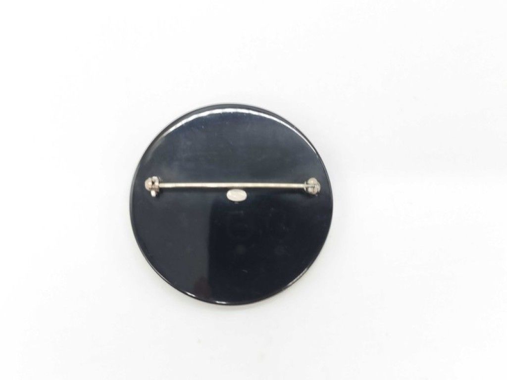 Chanel Brooch Round Logo — view 3
