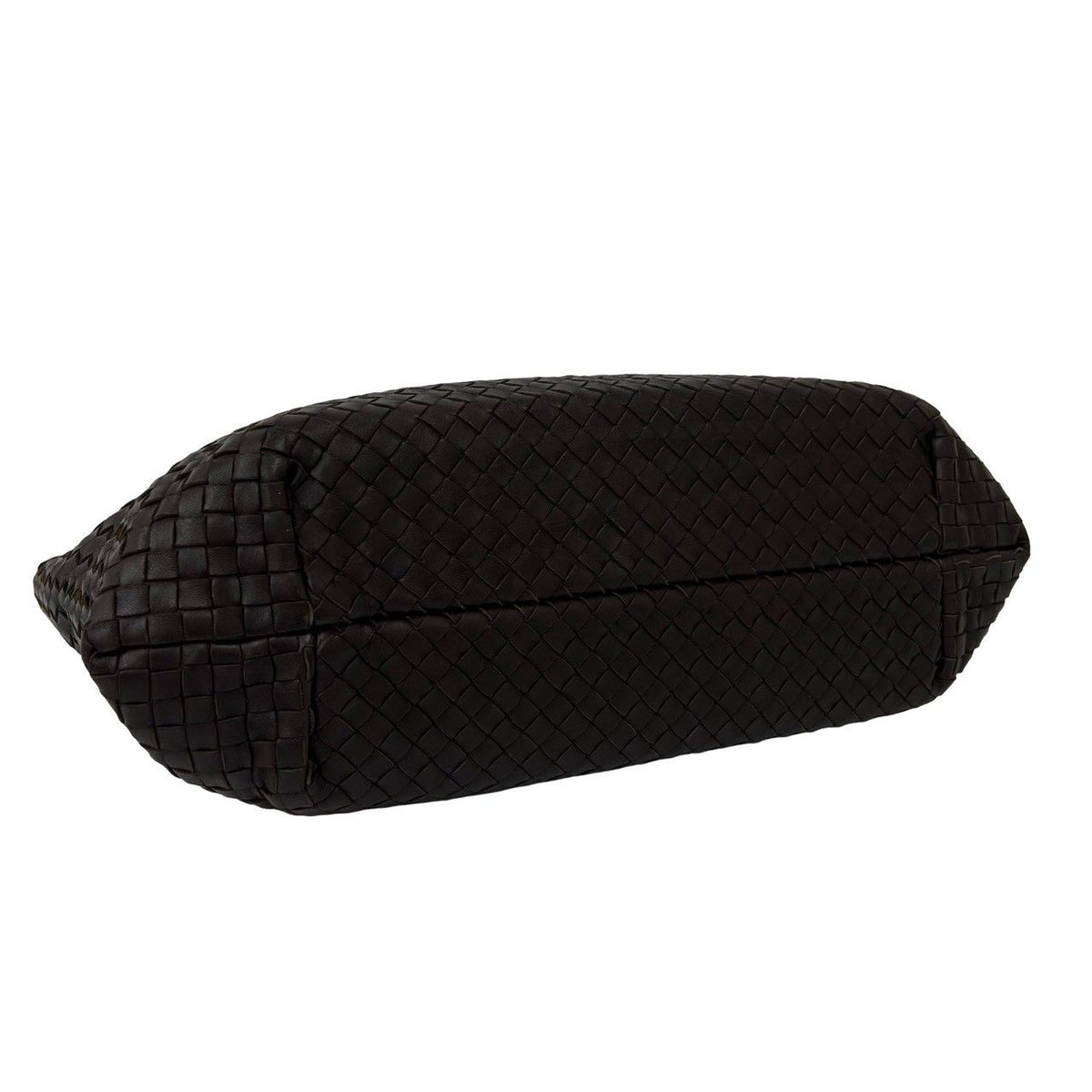 Bottega Veneta Intrecciato Leather Tote Bag Brown — view 7