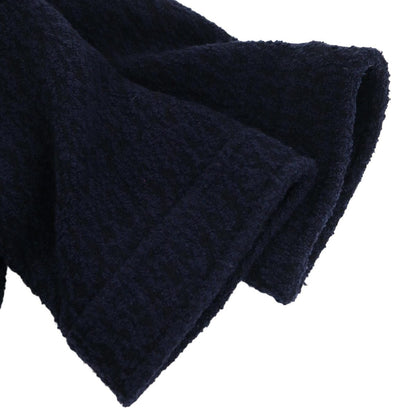 Gucci Tweed Boucle Coat Navy 36 — view 6