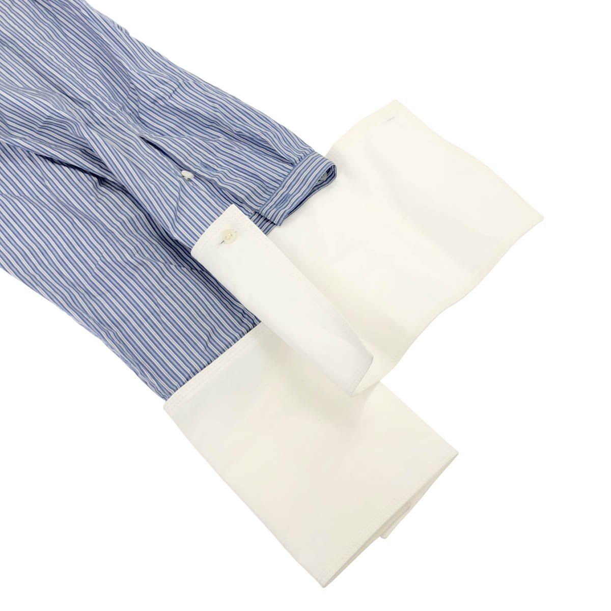 Loewe Striped Deconstructed Shirt White Blue 36 — view 5
