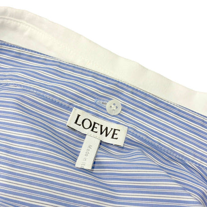 Loewe Striped Deconstructed Shirt White Blue 36 — view 7