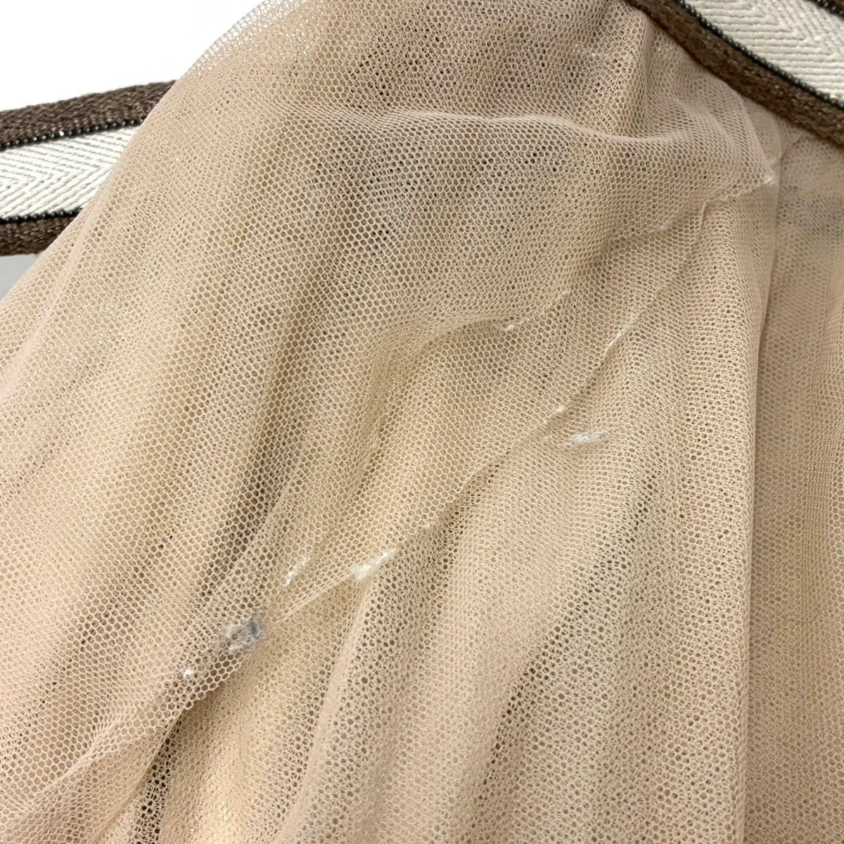 Brunello Cucinelli Tulle Skirt Beige 44 — view 6
