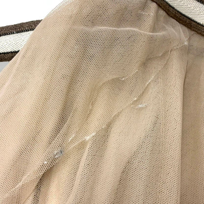 Brunello Cucinelli Tulle Skirt Beige 44 — view 6