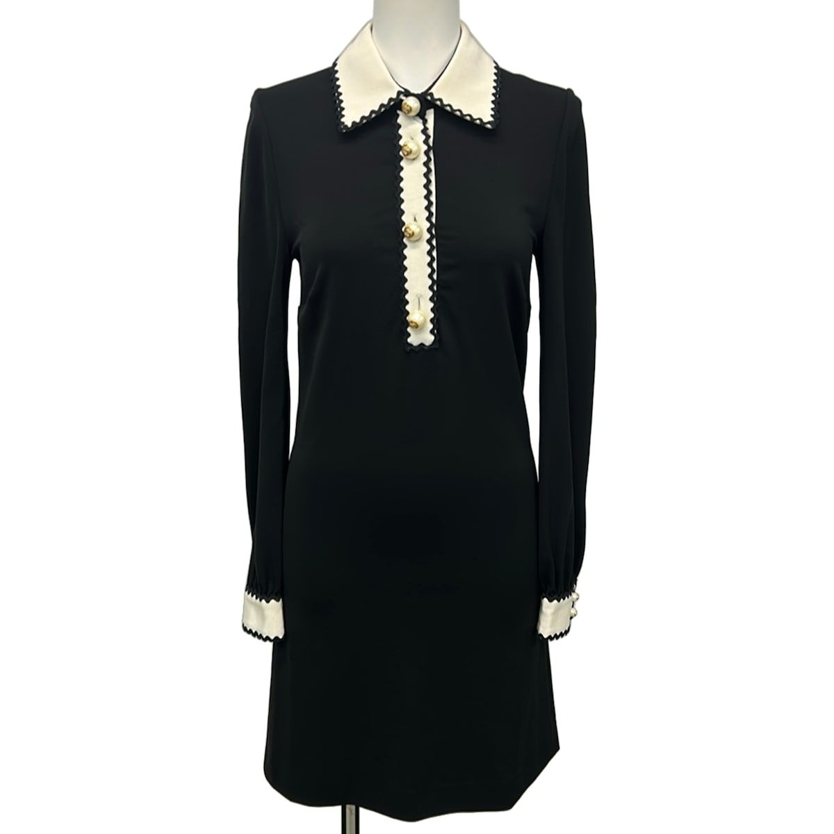 Gucci Dress Black Beige XS
