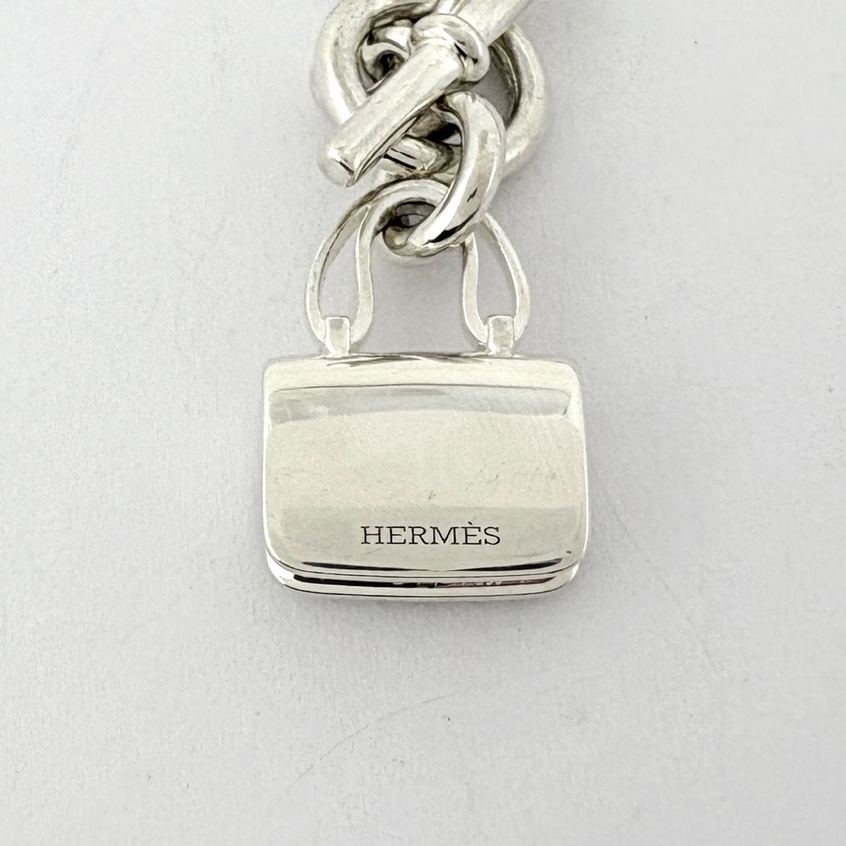 Hermes Amulette Constance Necklace 925 Sterling Silver — view 2