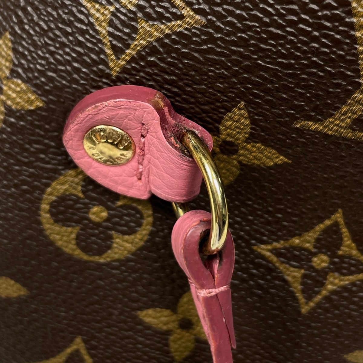 Louis Vuitton Neverfull MM Tote Bag Ikat Flower Monogram Brown Rose Vereur — view 4