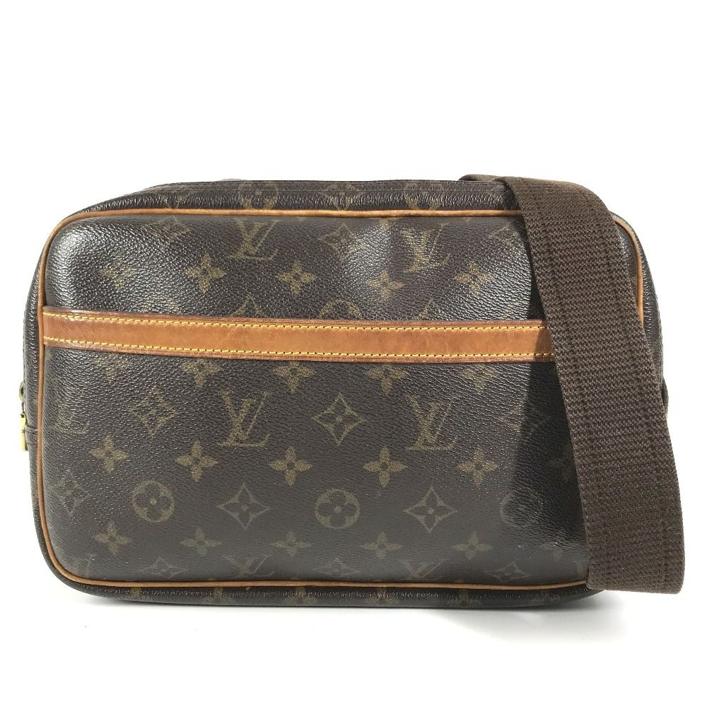 Louis Vuitton Shoulder Bag Reporter PM Monogram Canvas Brown
